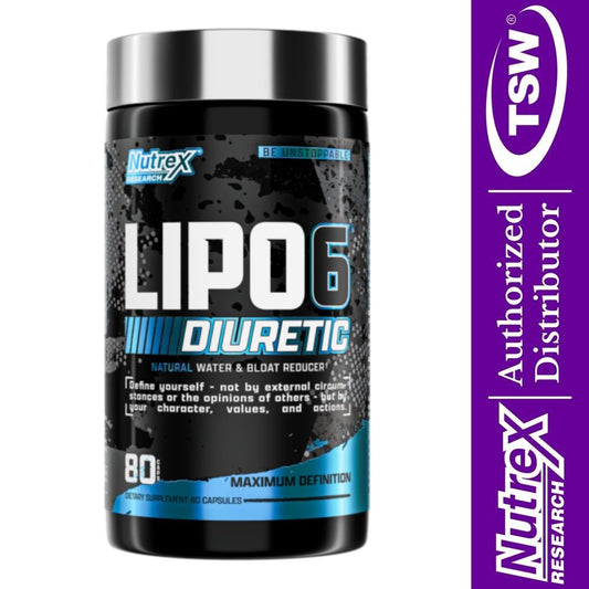 Nutrex Lipo6 Diuretic 80 veg cap x12/26 850046504778- The Supplement Warehouse Pte Ltd