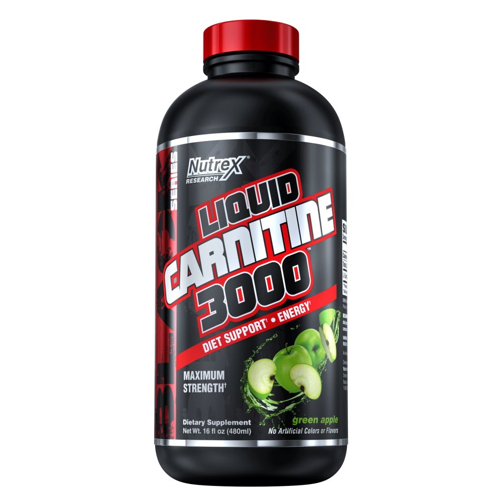 Nutrex Liquid Carnitine 3000 16 servings 480ml 857839006617- The Supplement Warehouse Pte Ltd