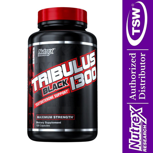 Nutrex Tribulus Black 1300 120 capsules 859400007412- The Supplement Warehouse Pte Ltd