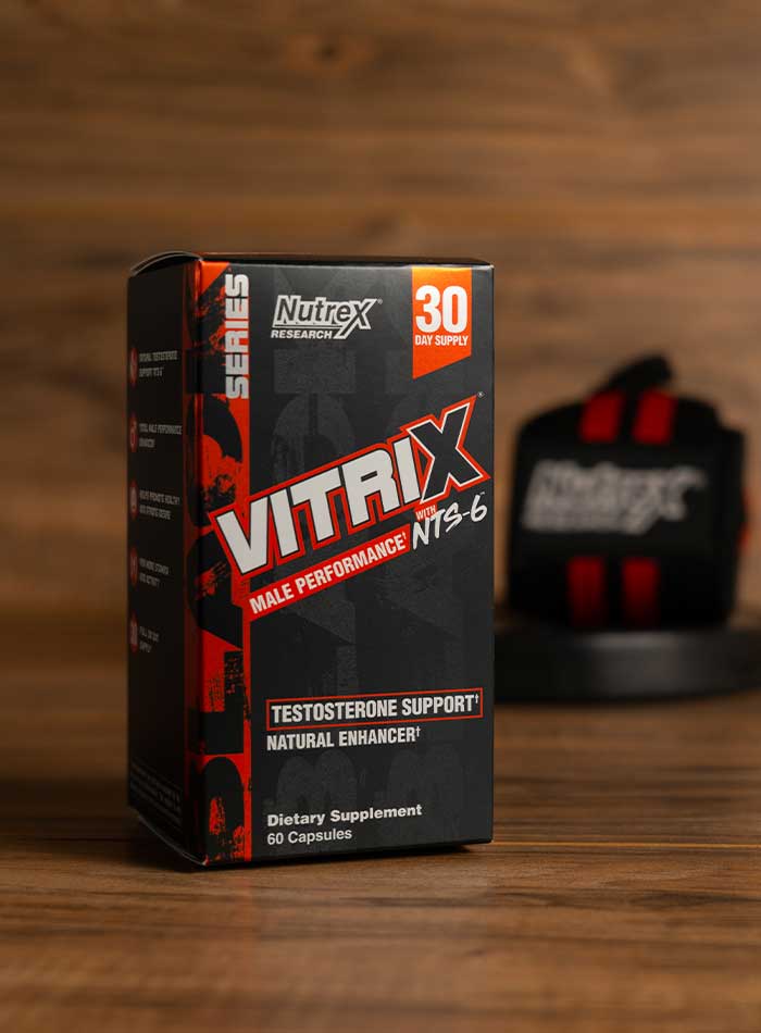 Nutrex Vitrix Male Performance NTS-6 (9420) 60 veg capsules 850026029420- The Supplement Warehouse Pte Ltd