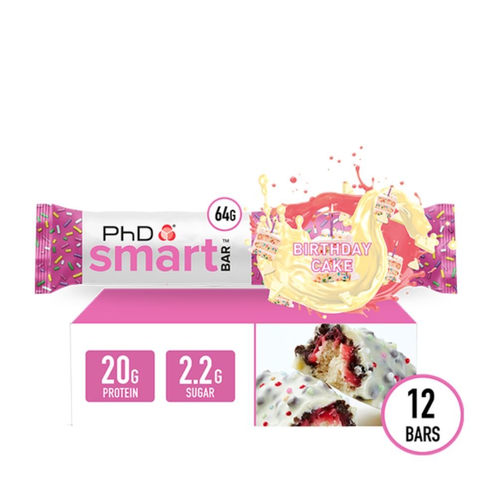 PHD Smart Low Sugar 64g Single Bar (HALAL) 5060578321728- The Supplement Warehouse Pte Ltd