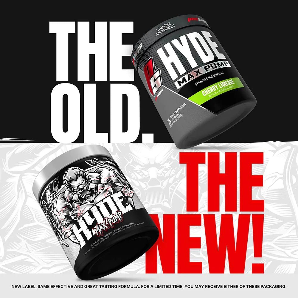 ProSupps Hyde Max Pump (Stim-Free PWO) 25 servings 810034811493- The Supplement Warehouse Pte Ltd