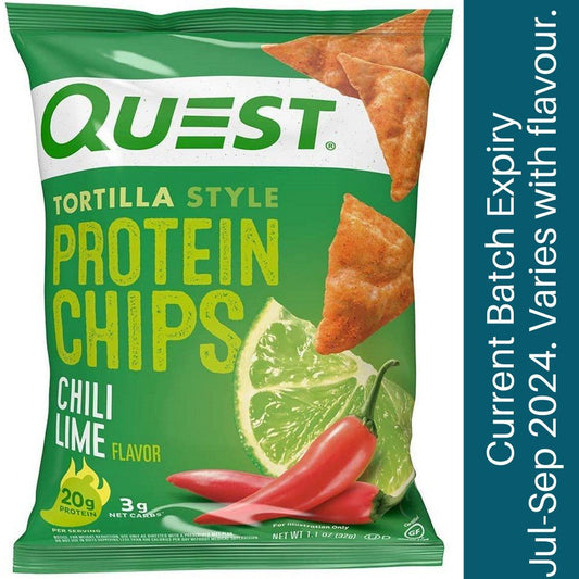 Quest Nutrition Protein Chips 32g Single Pack 888849000272- The Supplement Warehouse Pte Ltd