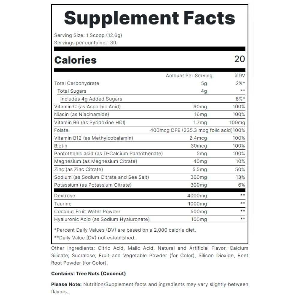 Redcon1 Canteen (Hydration) 30srv 810044572636- The Supplement Warehouse Pte Ltd