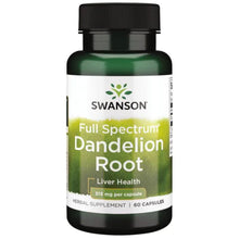 Load image into Gallery viewer, Swanson Dandelion Root 515mg 60 caps