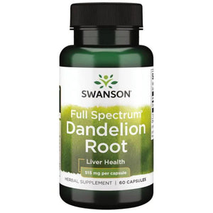 Swanson Dandelion Root 515mg 60 caps