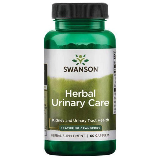 Swanson Herbal Urinary Care 600mg 60 caps 087614114934- The Supplement Warehouse Pte Ltd