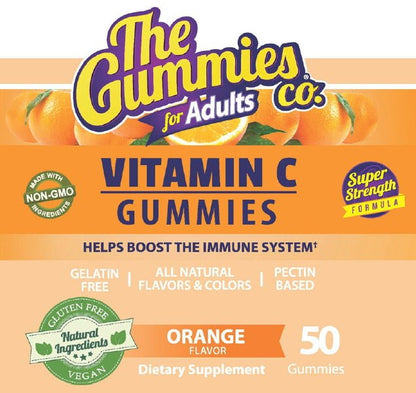 The Gummies Co Vitamin C Orange Slices for Kids 50 Gummies Orange 639738166377- The Supplement Warehouse Pte Ltd