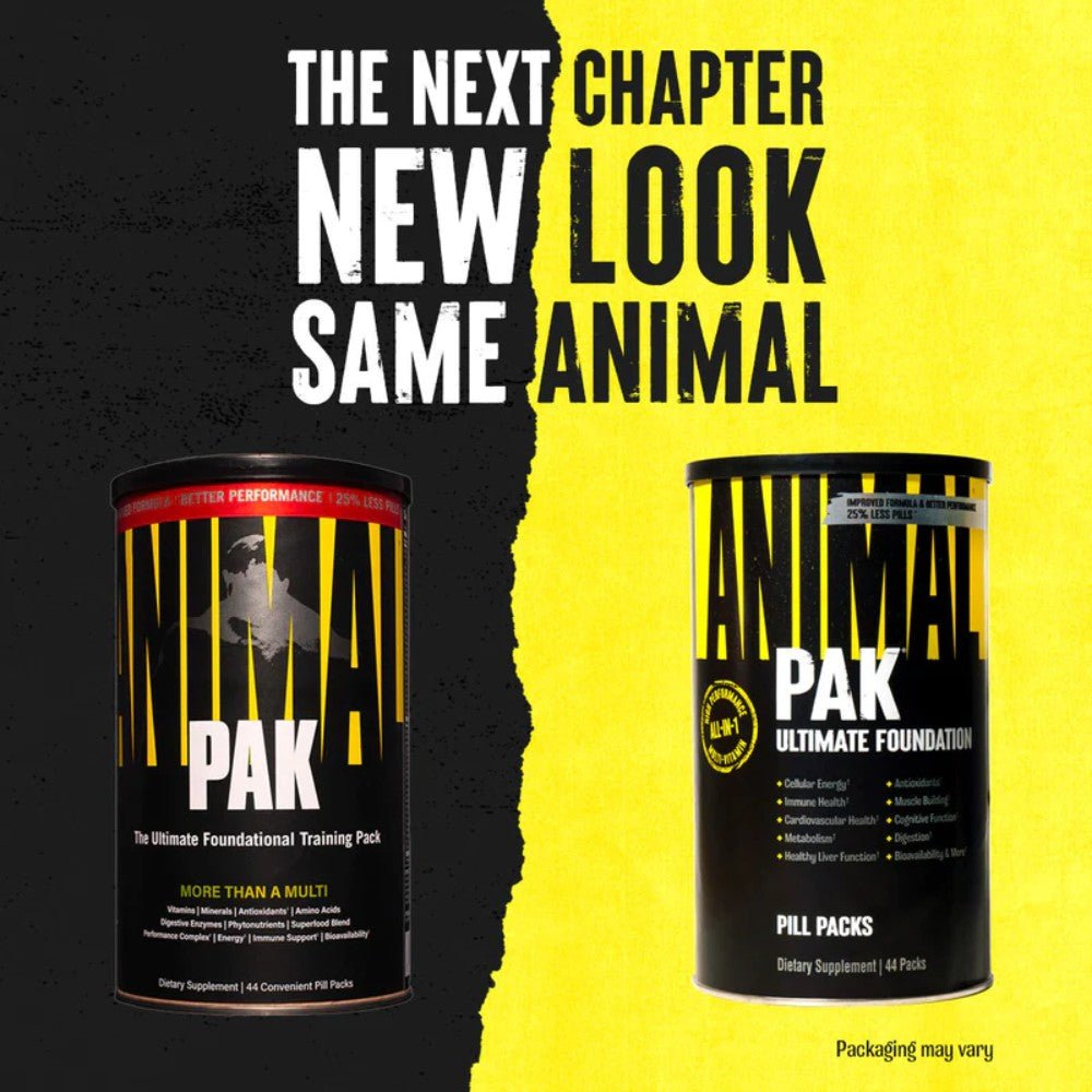 Universal Nutrition Animal Pak 44 packs 039442000422- The Supplement Warehouse Pte Ltd