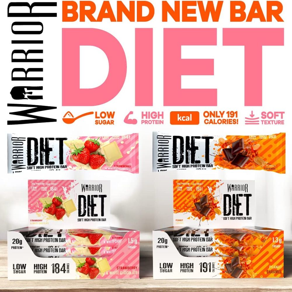 Warrior Diet Protein Bar 55g Single Bar 5060756343122- The Supplement Warehouse Pte Ltd